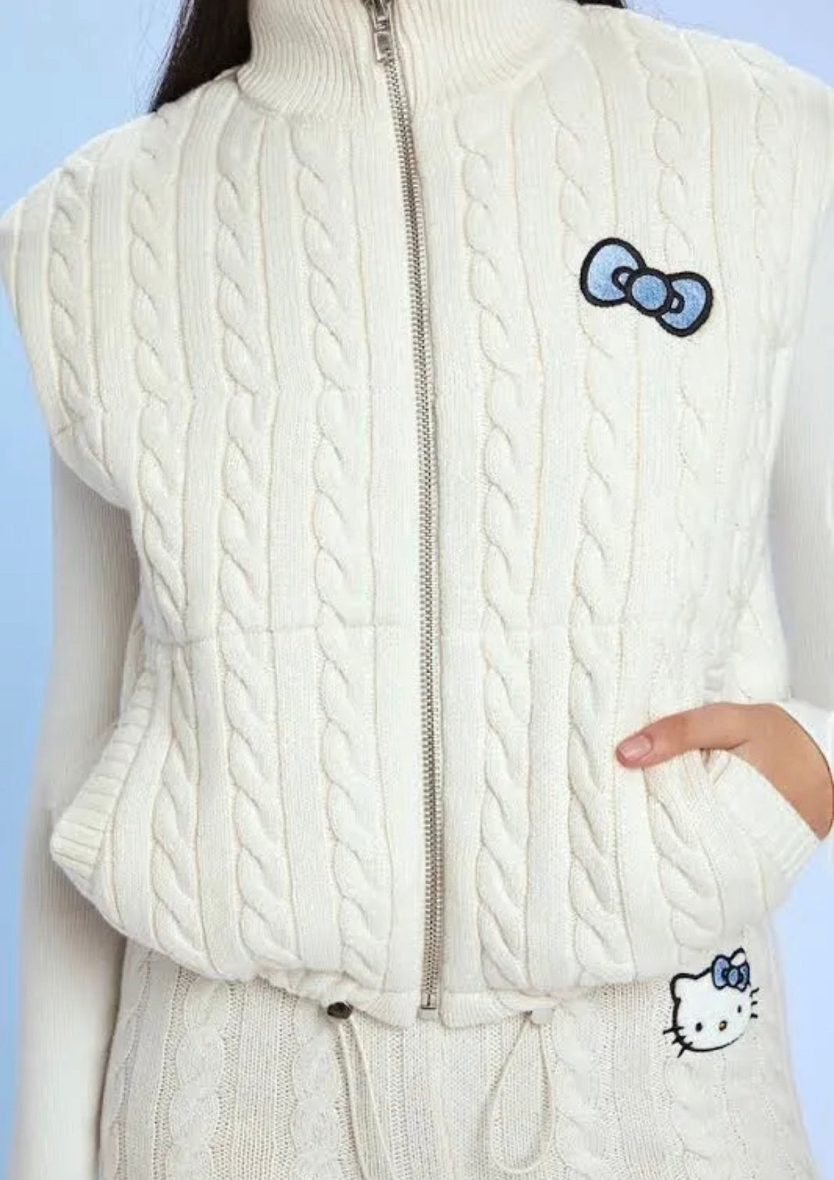 Hello Kitty X FOREVER 21 Knitted Vest NWOT