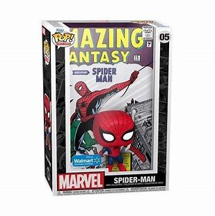 Funko POP Marvel Walmart Exclusive Comic Cover Amazing Fantasy Spiderman MINT