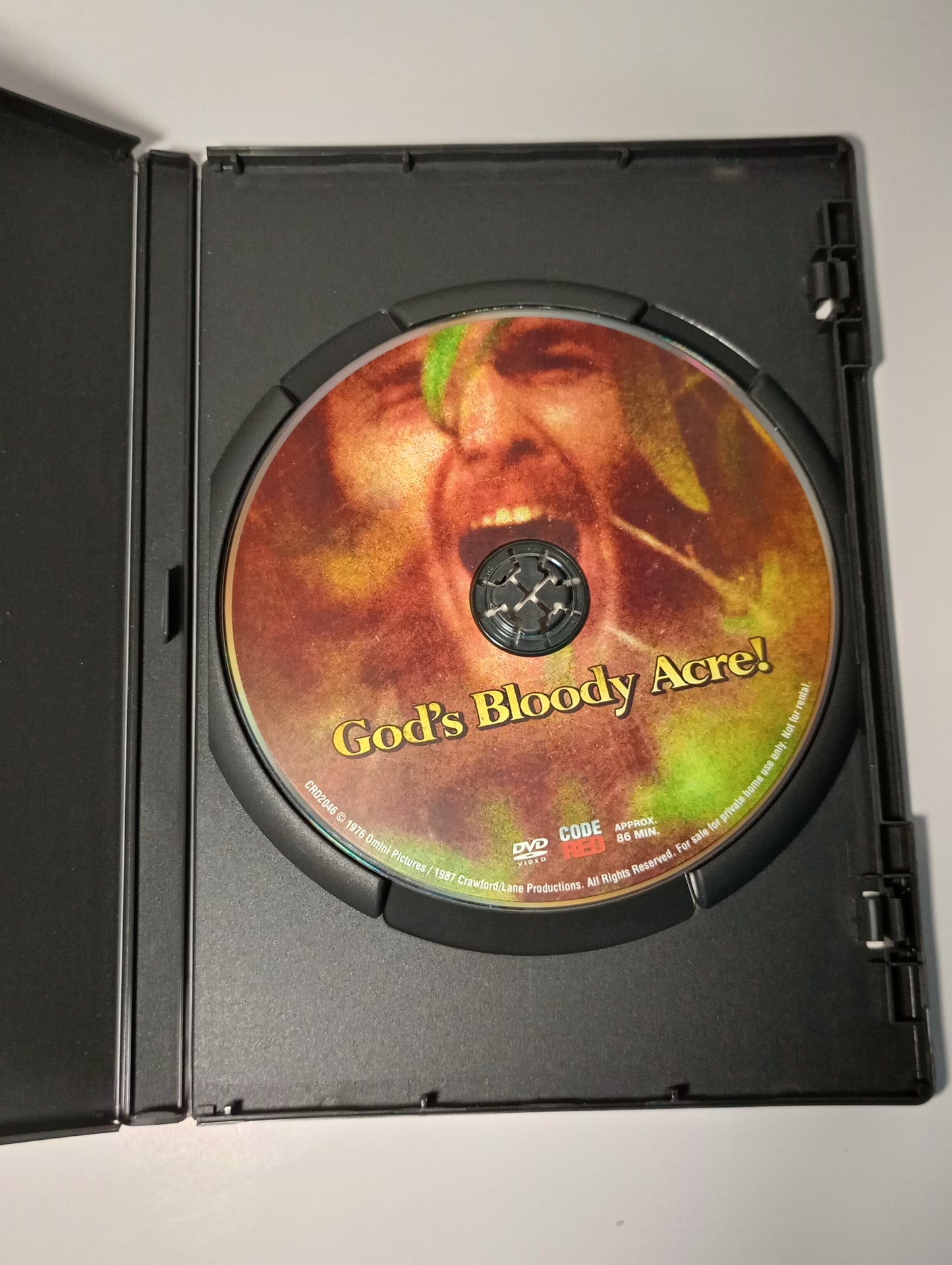God's Bloody Acre! Code Red Release Dvd