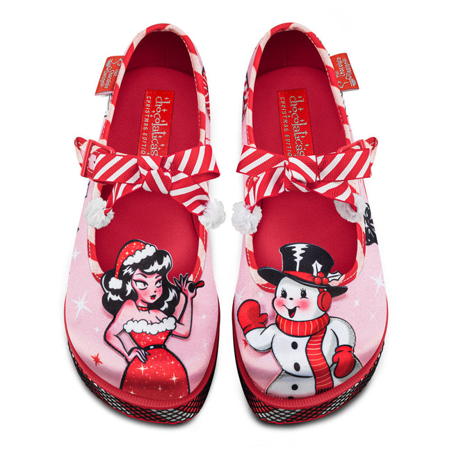 Hot Chocolate Design Chocolaticas® Betty Claus Women's Mary Jane Platform
