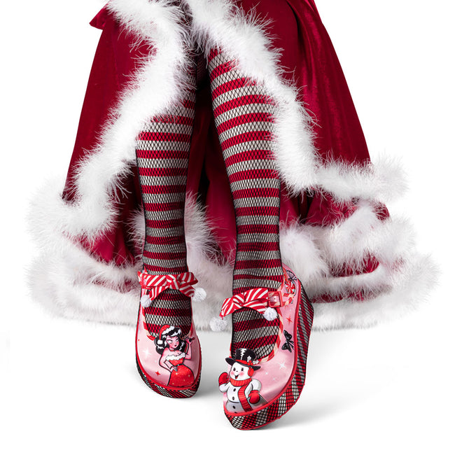 Hot Chocolate Design Chocolaticas® Betty Claus Women's Mary Jane Platform