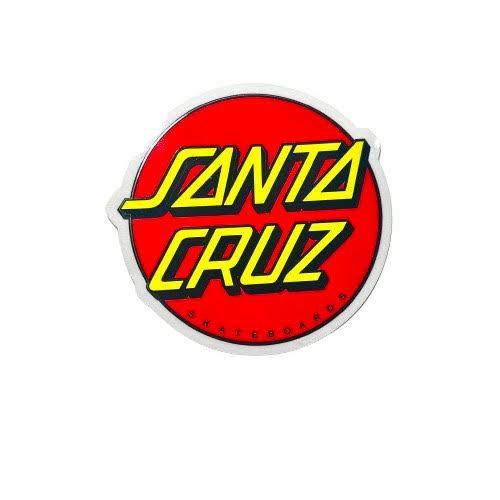 Santa Cruz Classic Dot Skateboarding Sticker Sm
