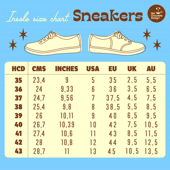 Hot Chocolate Design 'Chocolaticas' Midnight Masks Sneakers