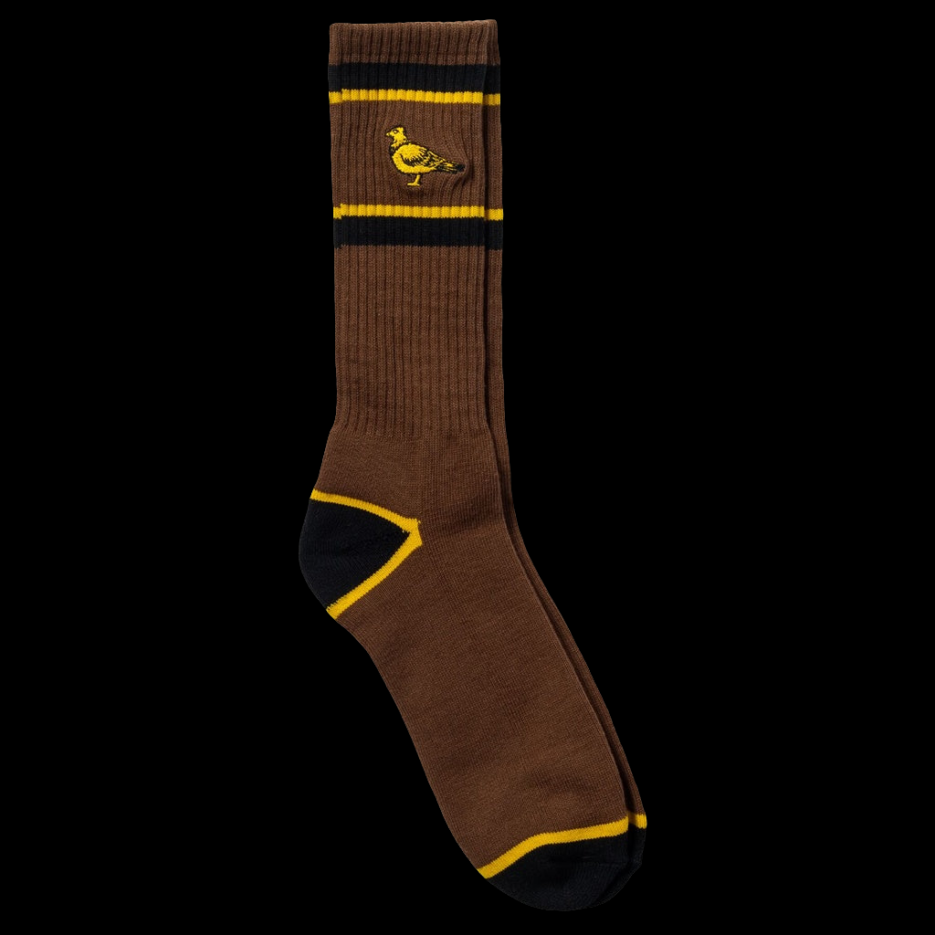 Anti-Hero Basic Pigeon EMB Brown Socks