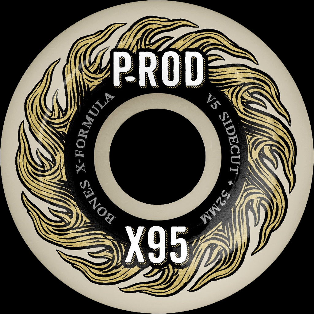 Bones X-Formula Sidecuts P-Rod Pro Wheels 52mm 99a