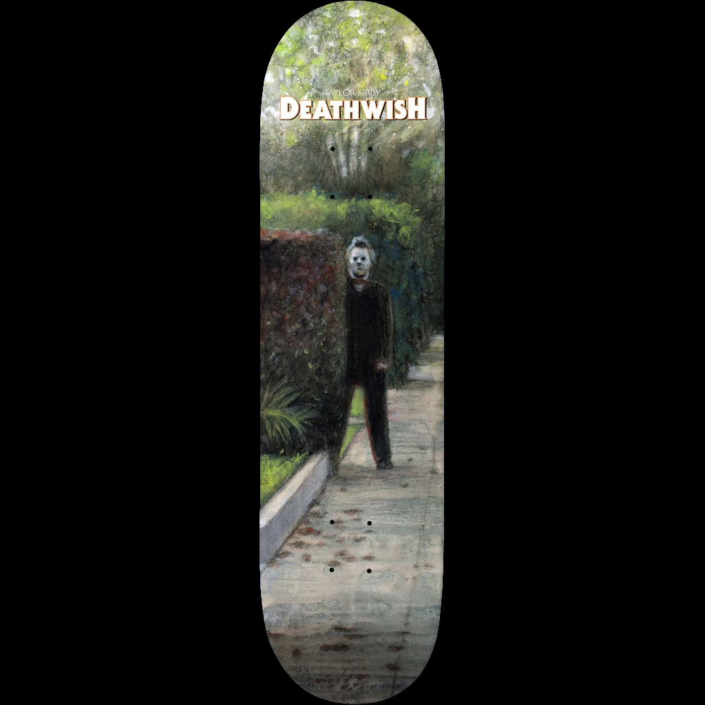 Deathwish Halloween Boogeyman Kirby 2 Michael Myers skate deck 8.25"