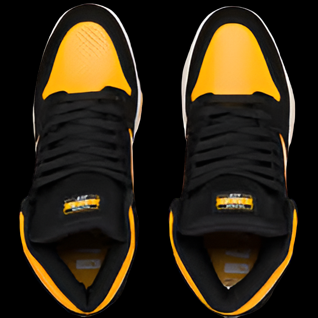 Lakai Telford XLK Hi-Top Black/Yellow Suede