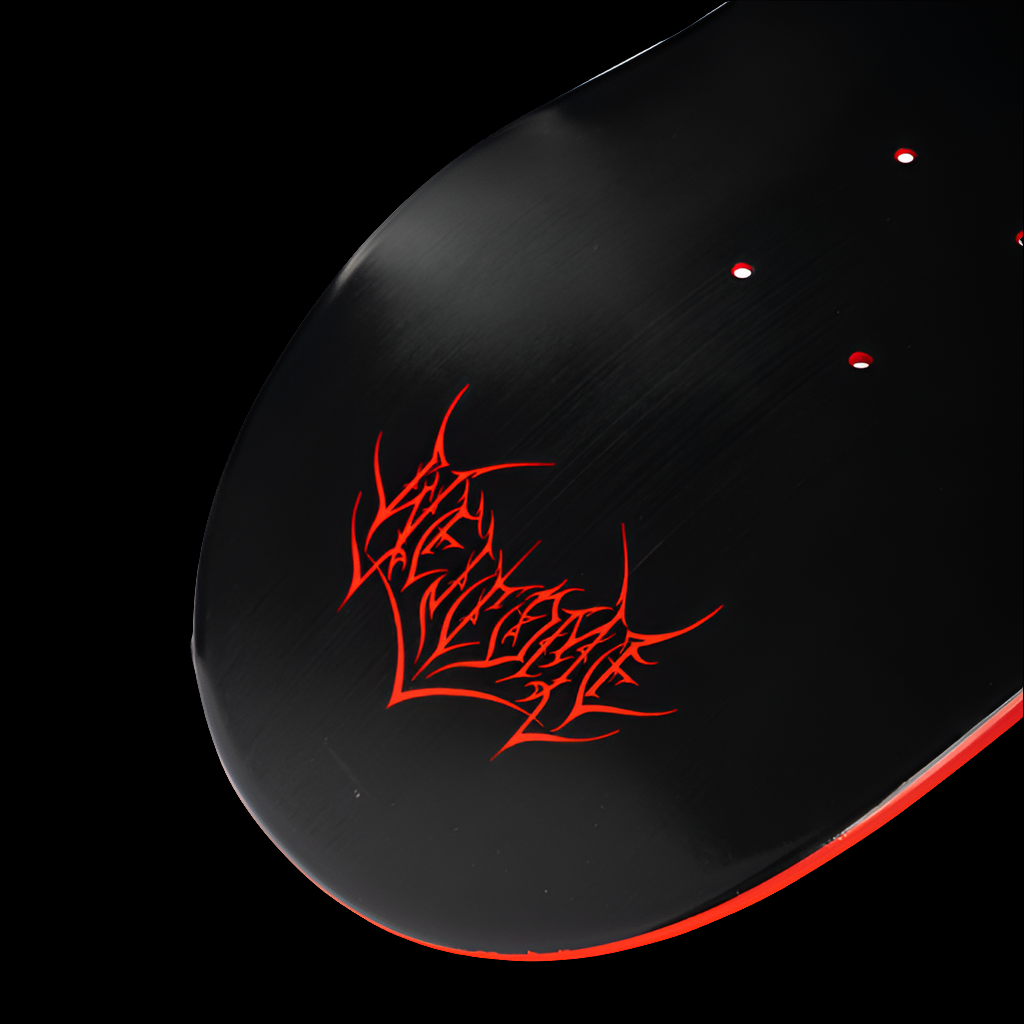 Welcome Depths Red dip skate deck 8.75"