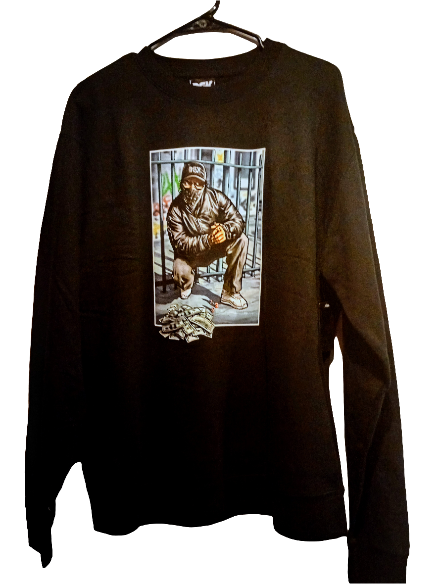 DGK 4-5-6 Eazy Gangsta Crewneck Sweater L