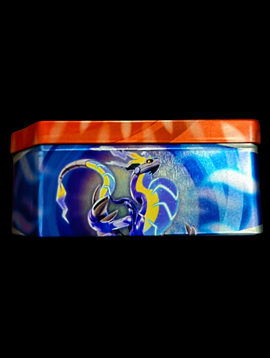Pokémon TCG: Paldea Legends Koraidon EX Metal Collectors Tin Keepsake/Storage (empty box)