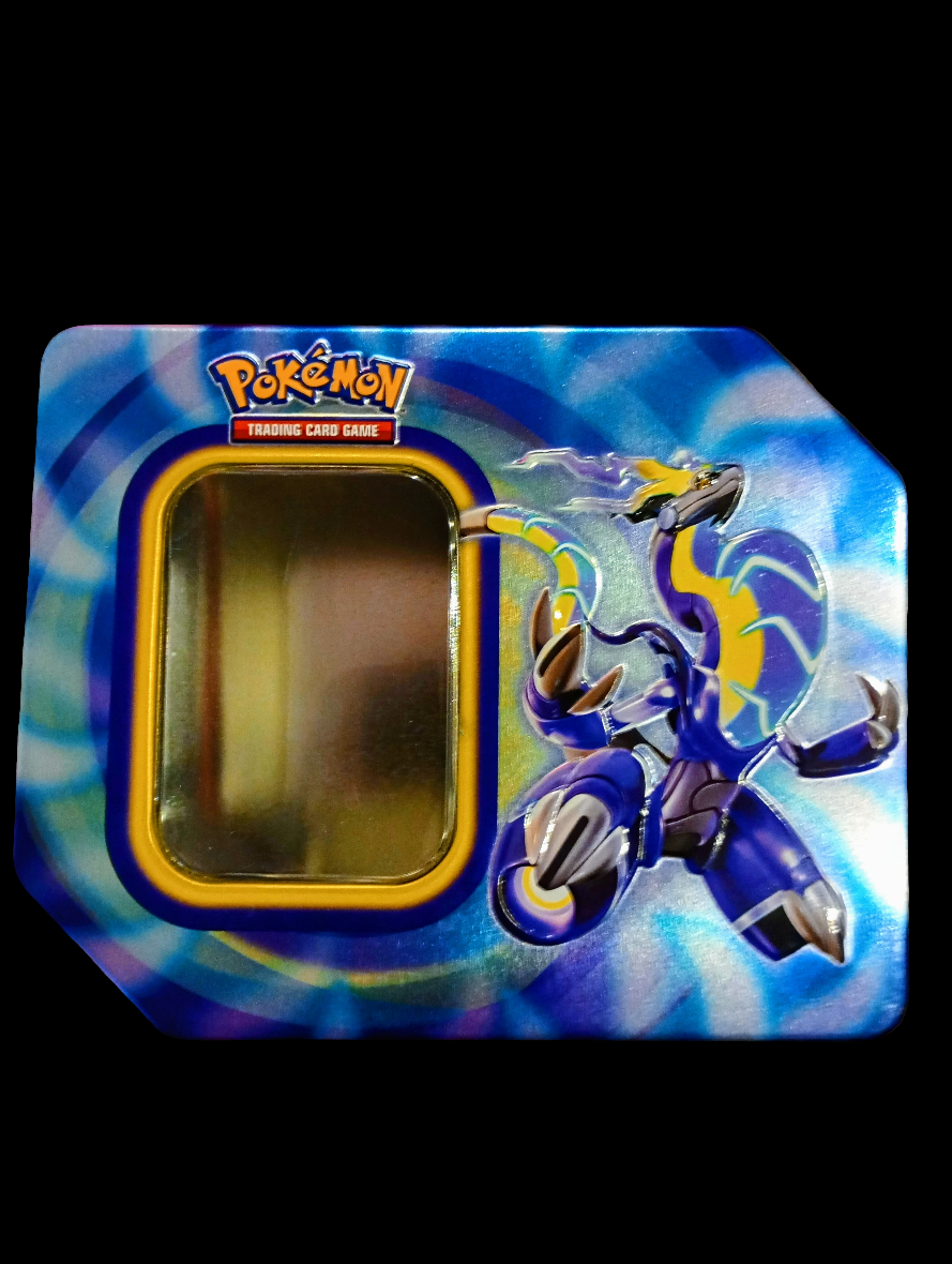 Pokémon TCG: Paldea Legends Miraidon EX Metal Collectors Tin Keepsake/Storage (empty box)