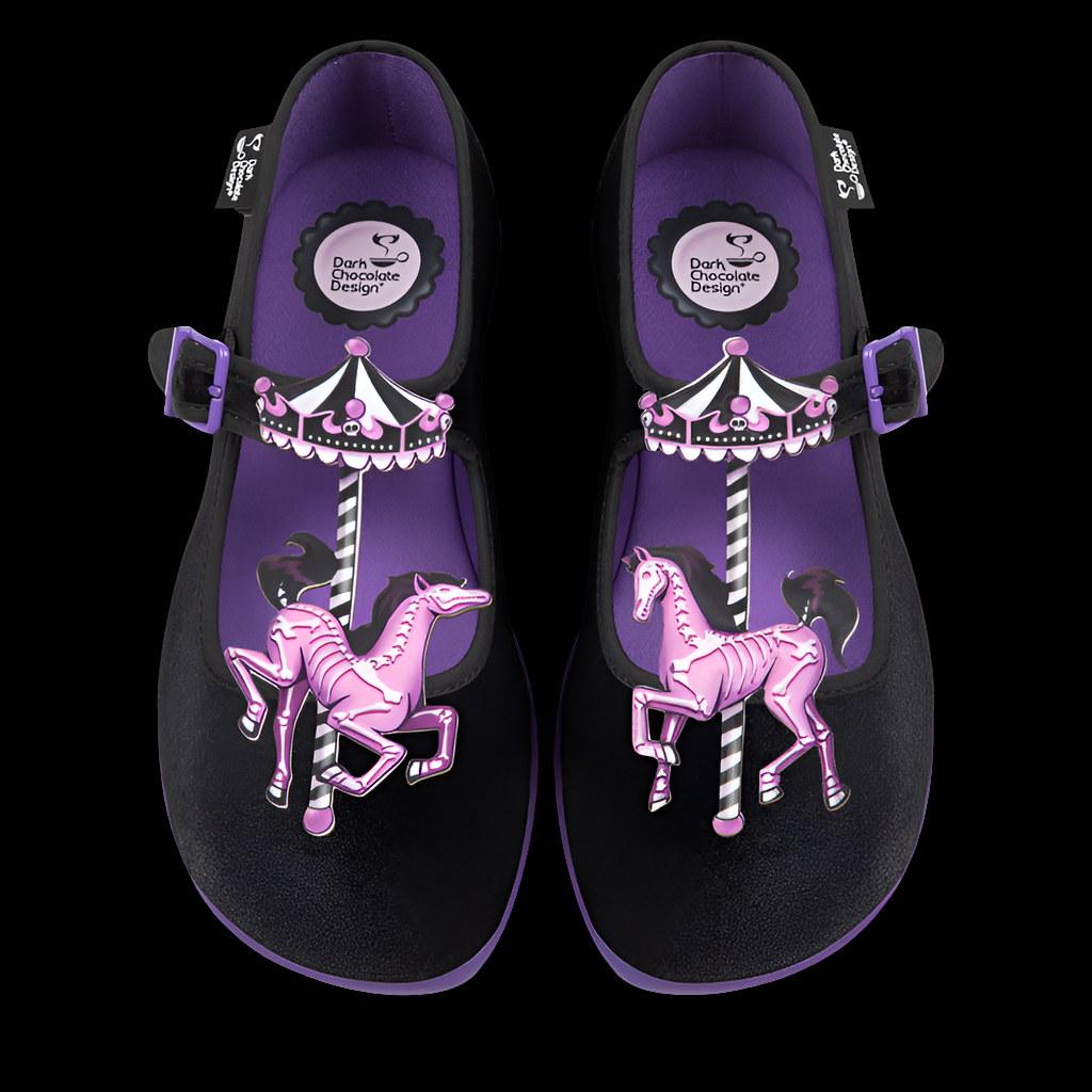 Hot Chocolate Design (Dark Chocolate) Chocolaticas® Spectral Ride Mary Jane Flats Shoes