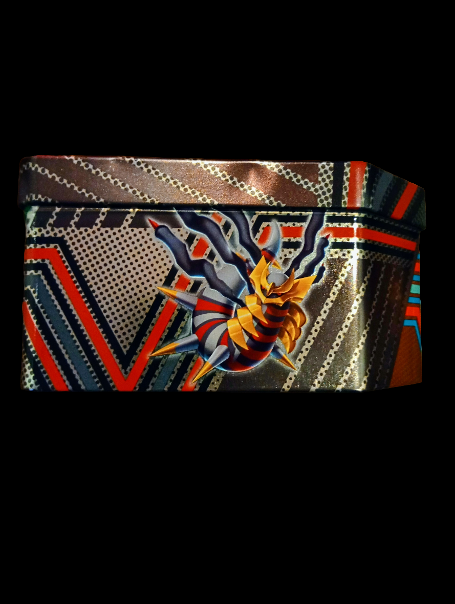 Pokémon TCG: Hidden Potential Giratina V Metal Collectors Tin Keepsake/Storage (empty box)