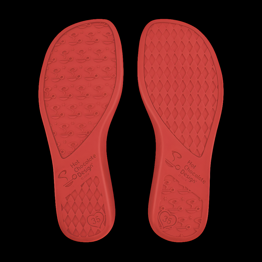 Hot Chocolate Design (Dark Chocolate) Chocolaticas® Horror Film Mary Jane Flats Shoes