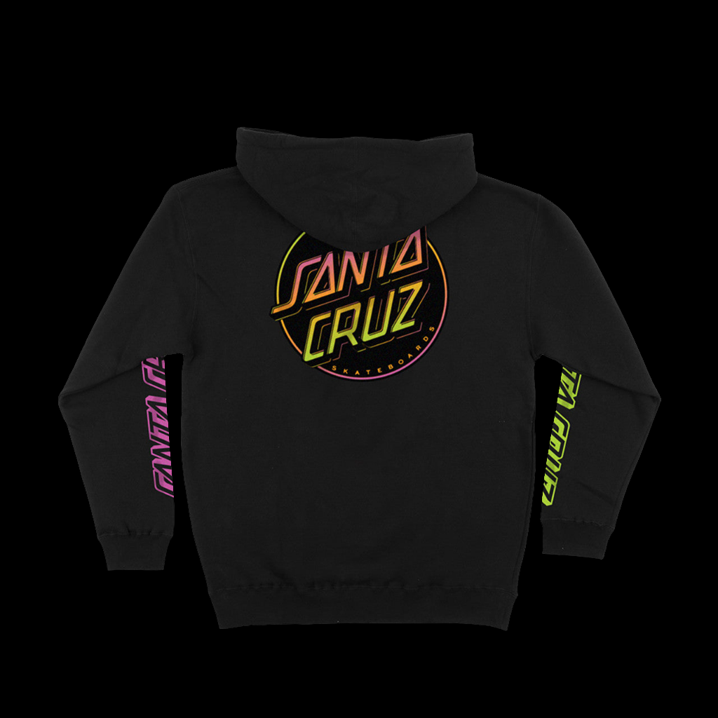 Santa Cruz Contra Dot Neon Pullover Hoodie L
