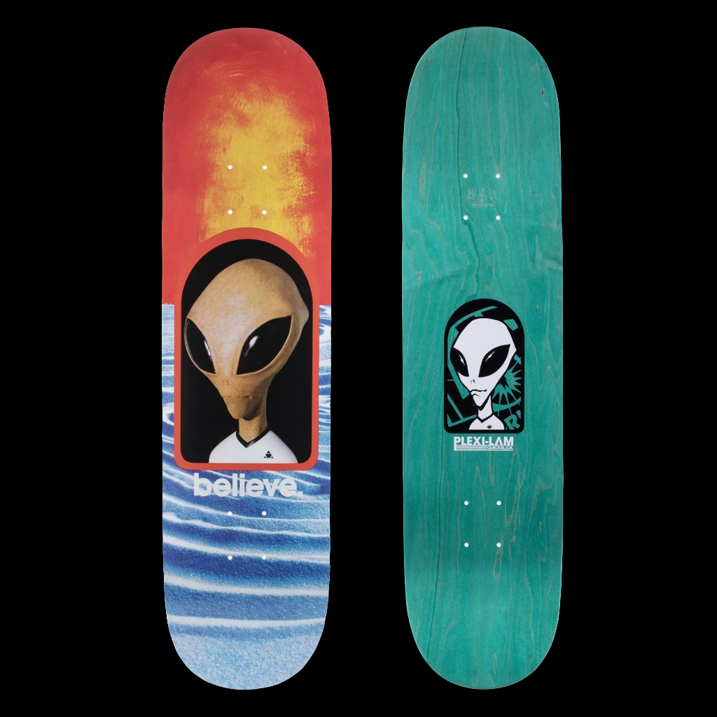 Alien Workshop 'Believe' Plexi Slick Skate Deck 8"