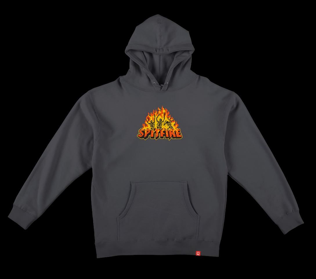 Spitfire Hellfire Charcoal Pullover Hoodie