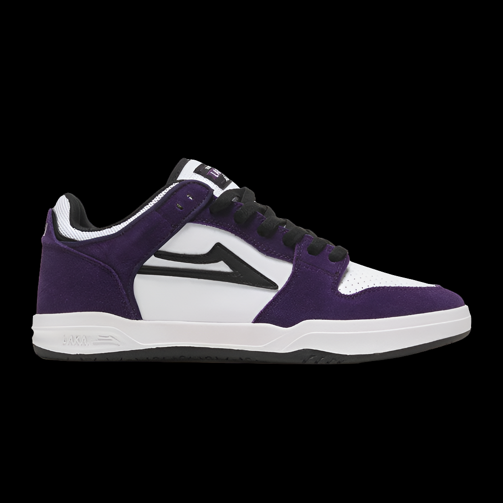 Lakai Telford XLK Team Low Grape/White Suede/Lthr skate shoes