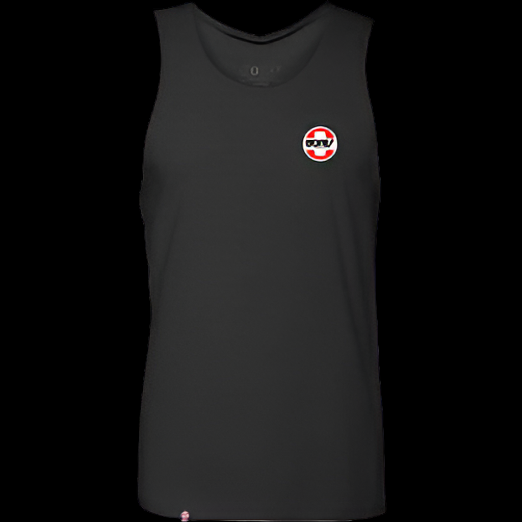 Bones OG Swiss Circle Black Tank Top