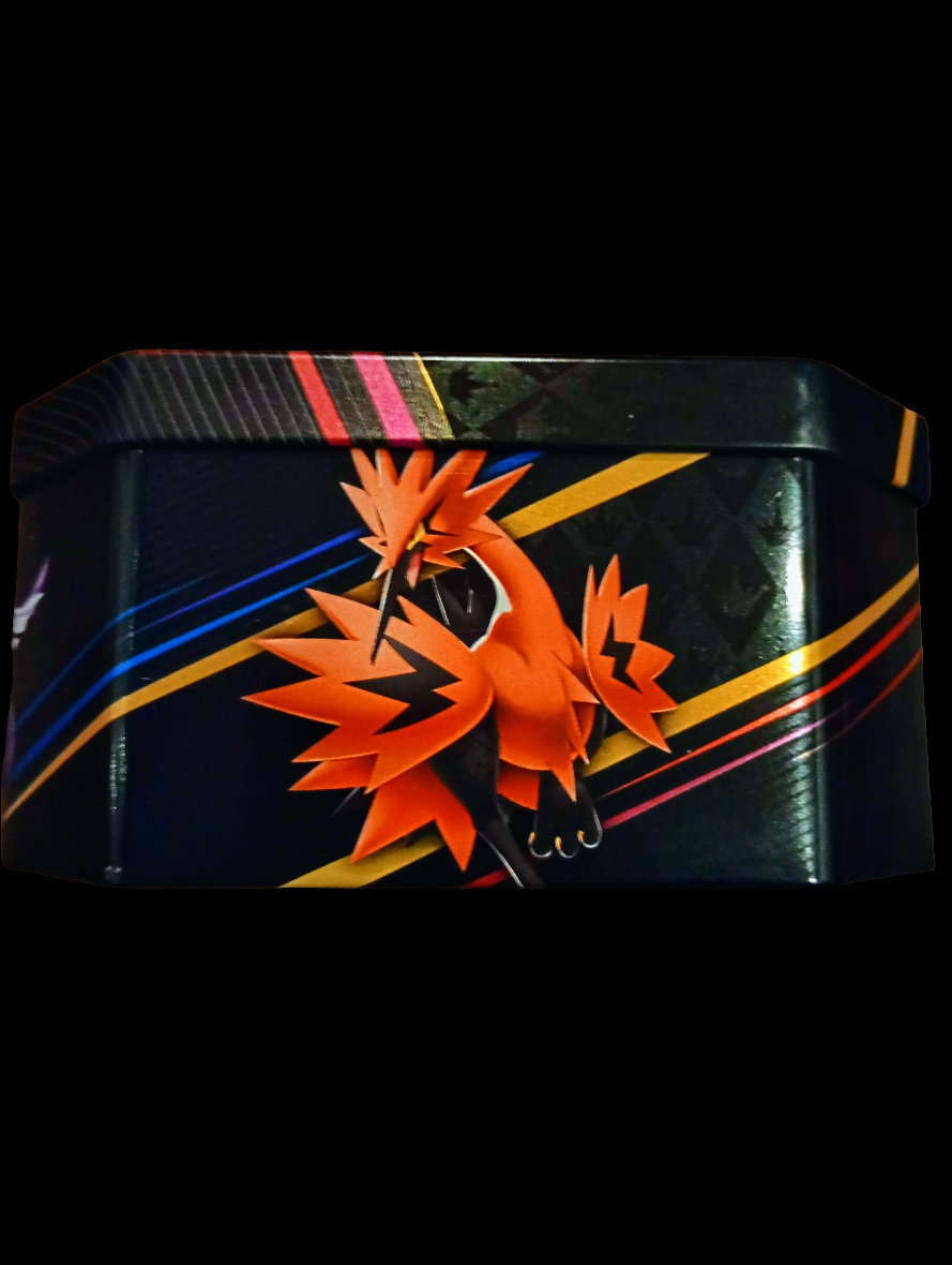 Pokémon TCG: Crown Zenith Galarian Articuno Metal Collectors Tin Keepsake/Storage (empty box)