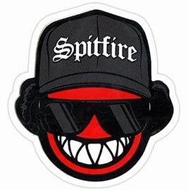 Spitfire Wheels N.W.A. Eazy-E Bighead Skateboarding Sticker small