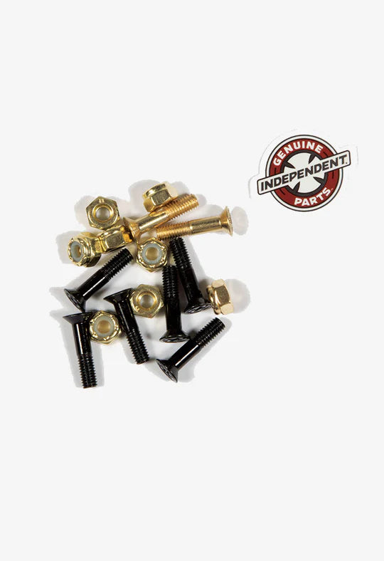 Independent Hardware 7/8" Phillips + Allen Cross Bolts Gold/Black