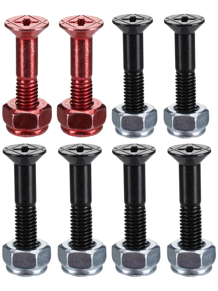 Independent Hardware 1" Phillips Black/Red