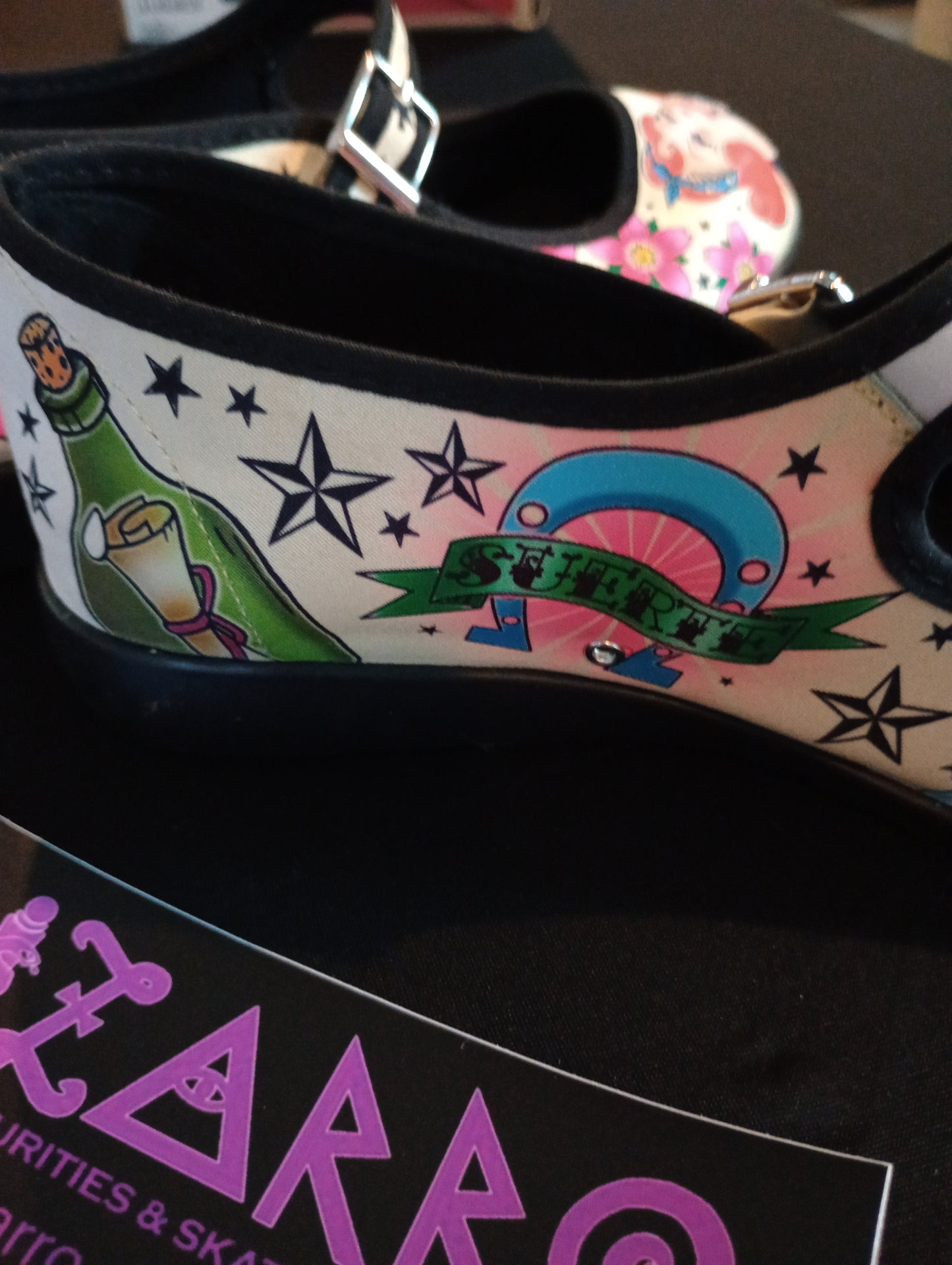 Hot Chocolate Design Chocolaticas® Tattooed Gypsy Love Women's Mary Jane Flat shoes