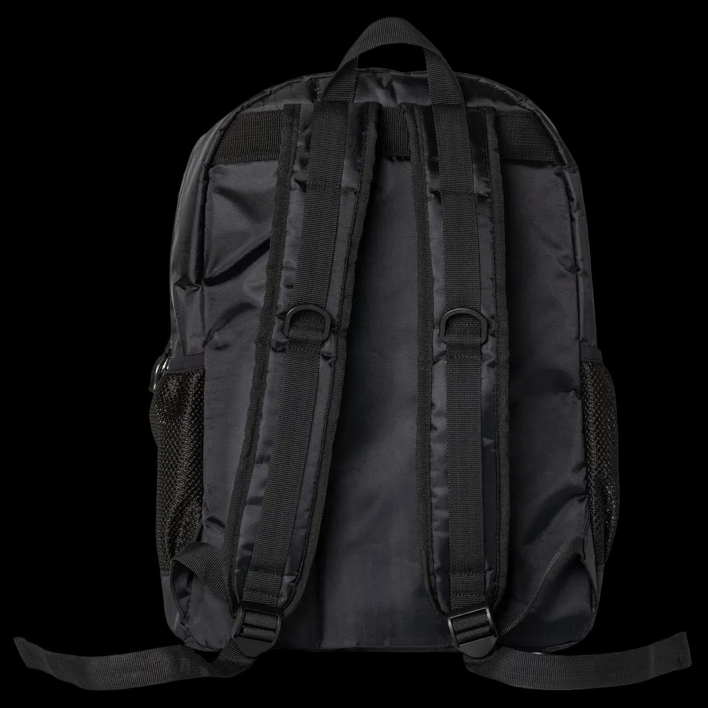 Spitfire Wheels "Live To Burn" Arch Black Skate Backpack Travel Bag
