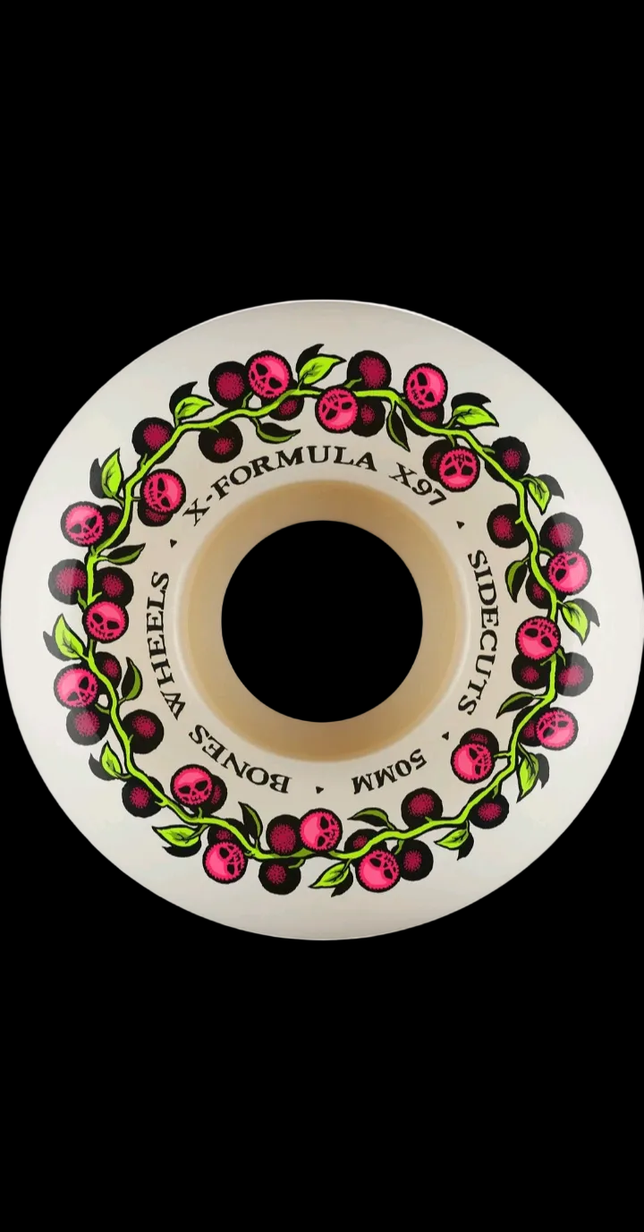 Bones X-Formula V5 Berries Red White Wheels 50mm 97a