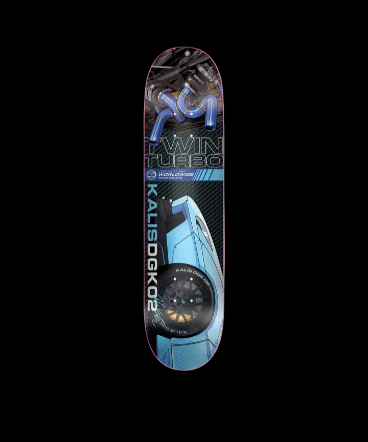 DGK "Twin Turbo" Greddy Blitz Josh Kalis Pro Skate Deck 8.06"