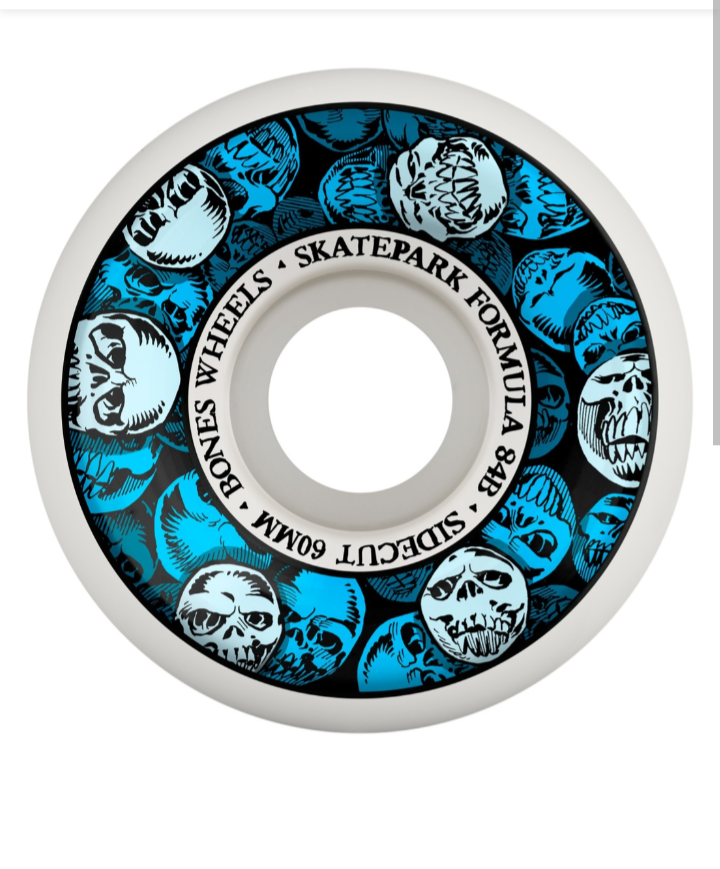 Bones Park Formula "Multi Skulls" P5 Sidecuts Skate Wheels Multi Sizes