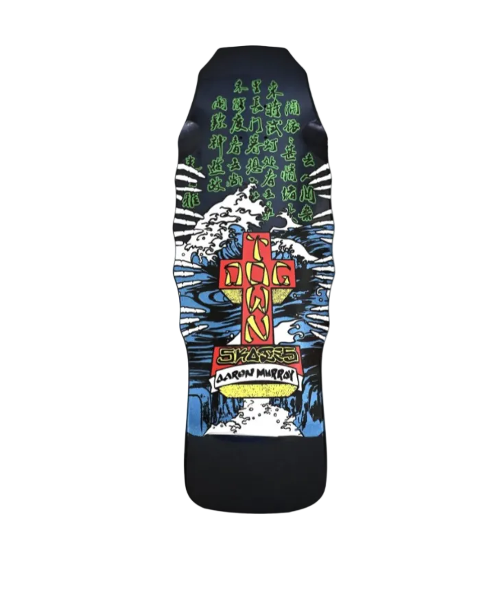 Dogtown Skateboards Fingers (80's Reissue) Black Gloss/Diamond Ice Pearl Aaron Murray Pro Skate Deck 10.2"