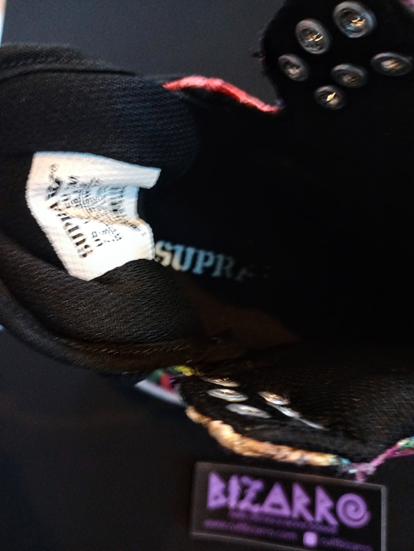 Supra OG Skytop Women's Rainbow Floral Shoes 7.5 (Pre-owned)