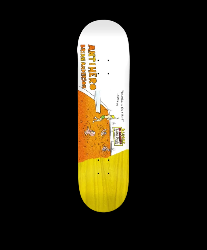 Anti-Hero "Porous Rd 3" Brian Anderson Pro Skate Deck 8.75"