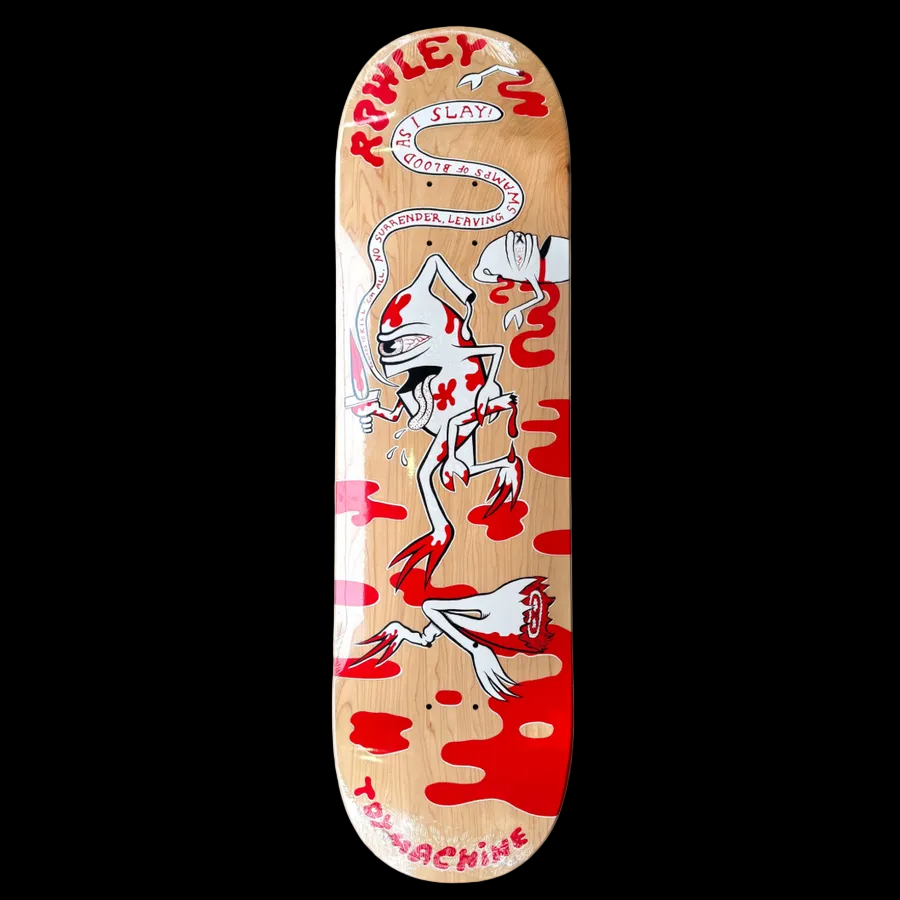 Toy Machine Slayer Geoff Rowley Pro Skate Deck 8.5"