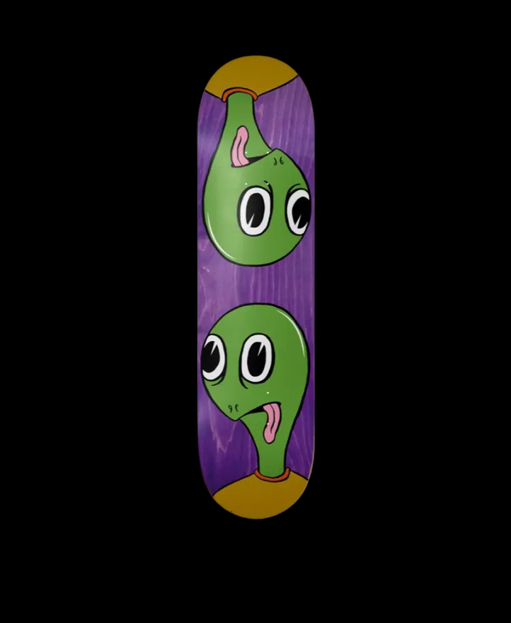 Toy Machine Turtle Boy Symmetrical Twin Tail Skate Deck