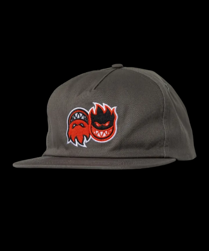 Spitfire "Eternal Fill" Charcoal Grey Snapback Hat