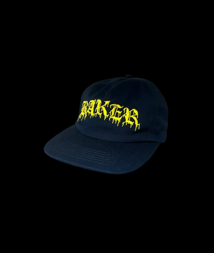 Baker Skateboards "Age of Destruction" Navy Blue Snapback Hat