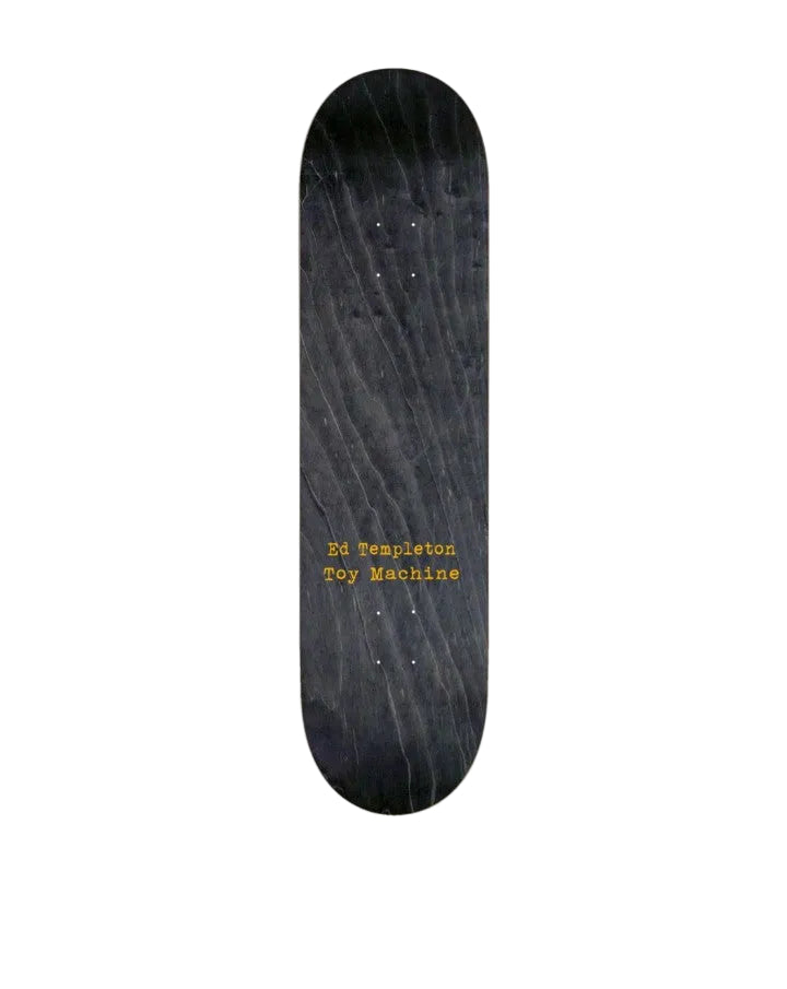 Toy Machine "Charred Cross" Anti-Racism Theme Ed Templeton Pro Skate Deck *Limited Run