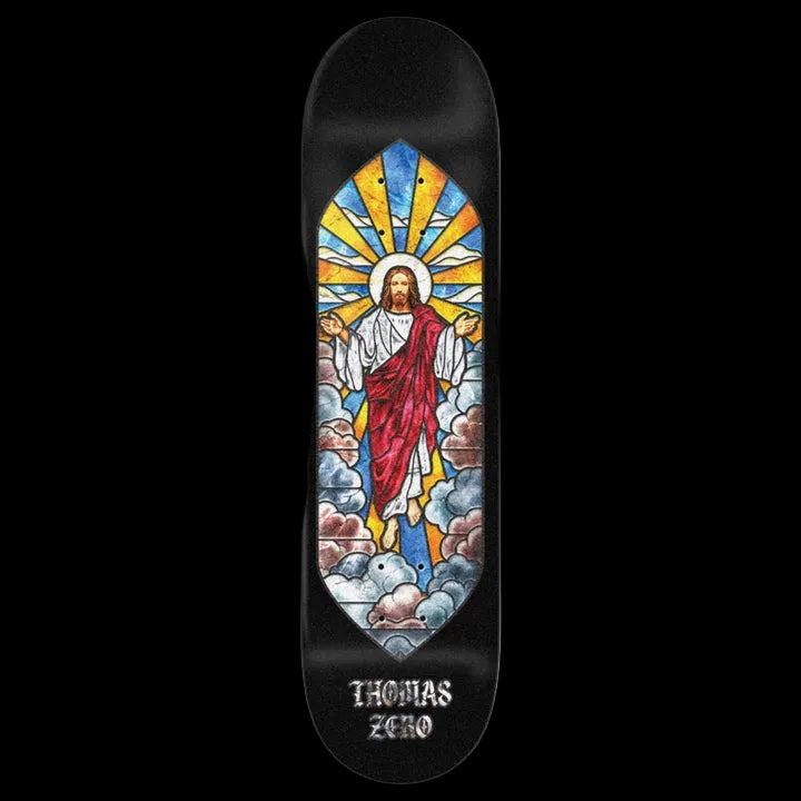 Zero Skateboards "Jesus" Stained Glass Series Thomas Pro Skate Deck 8.25"