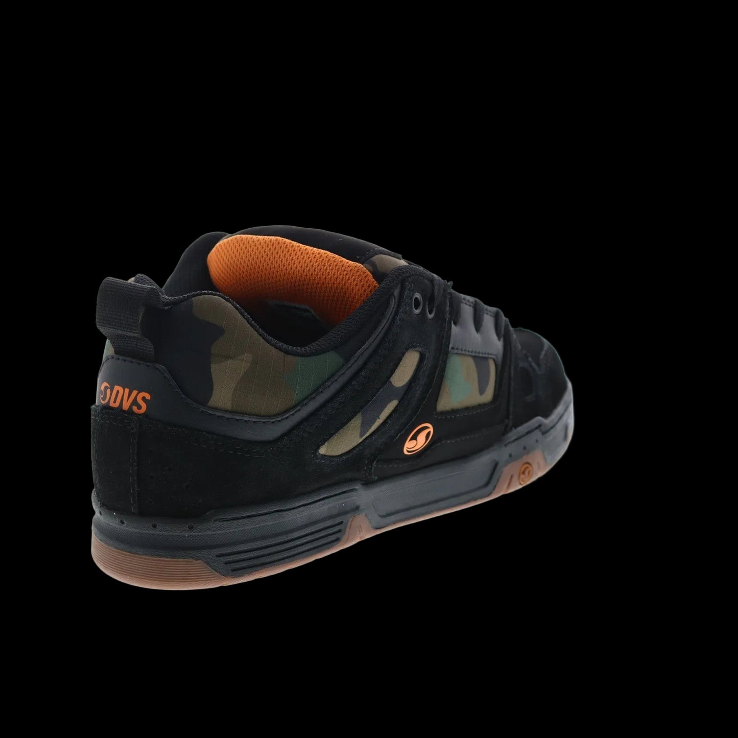 DVS Gambol Black/Camo Suede/Nubuck/Leather Skate Shoes