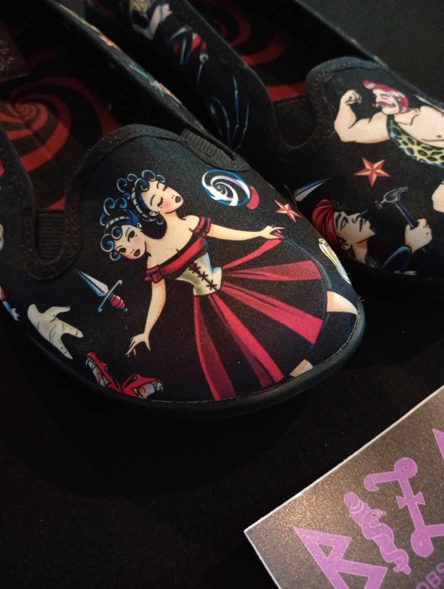 Hot Chocolate Design Chocolaticas® (Retired) Flats Freak Side Show Carnival Shoes