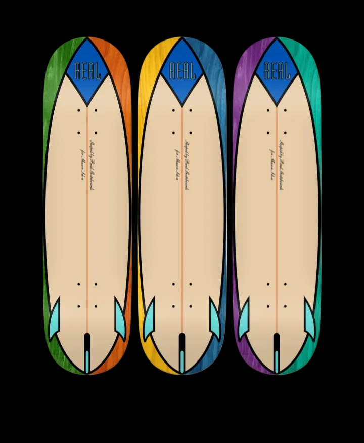 Real "Speed" Egg Shape Mason Silva Pro Skate Deck 8.28"