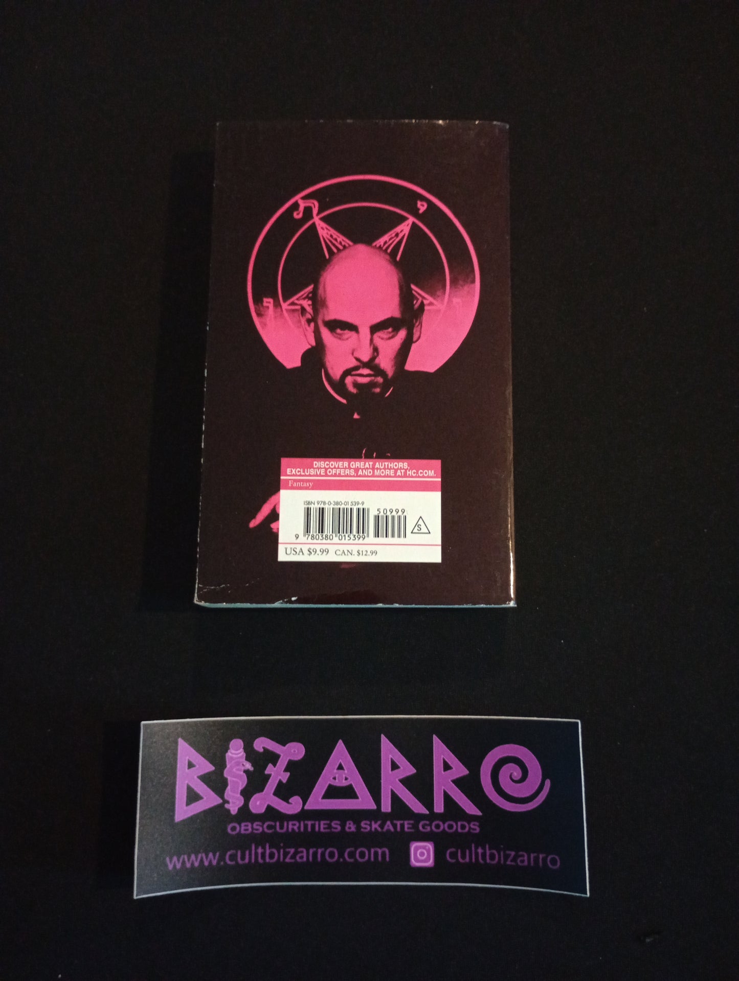 The Satanic Bible by Anton Lavey Avon publishing paperback book