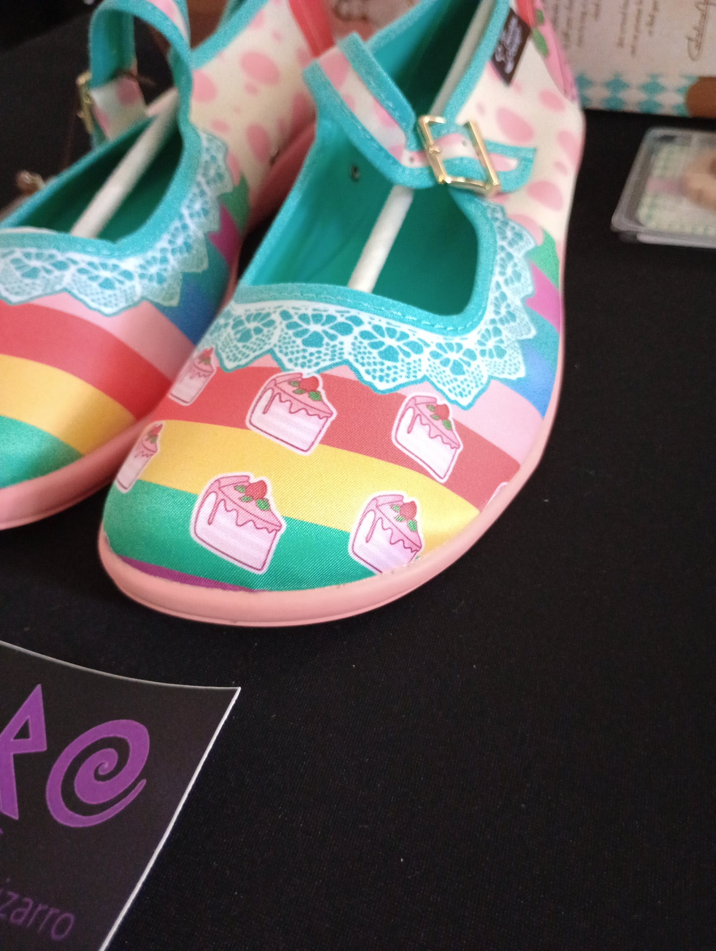 Hot Chocolate Design Chocolaticas® Rainbow Cake Flats Summer Shoes