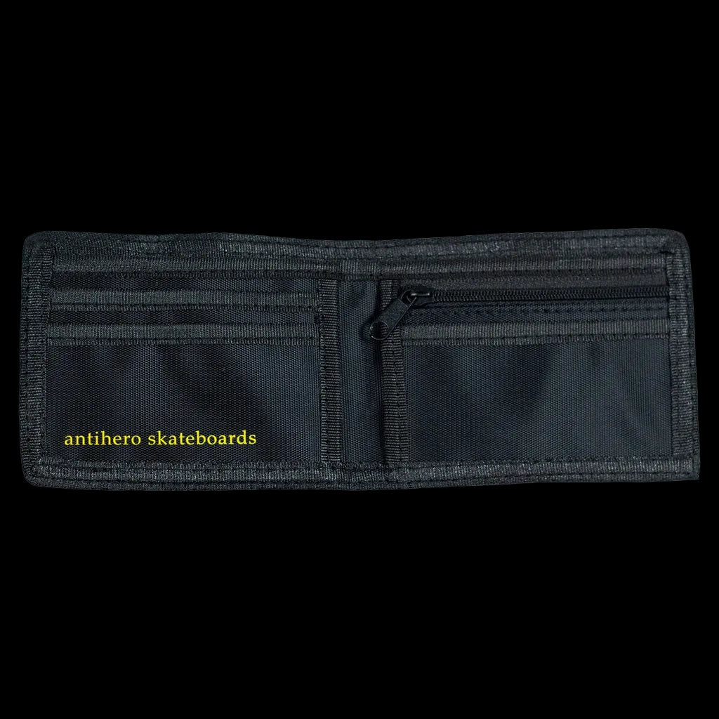 Anti Hero Skateboards Basic Eagle Black Bi Fold Wallet