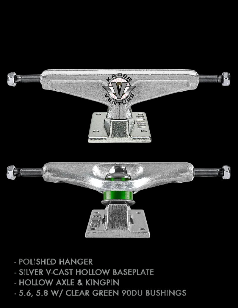 Venture Bloodshot V-Cast Hollow 5.6 Hi Kader Sylla Pro Skate Trucks 8.25"