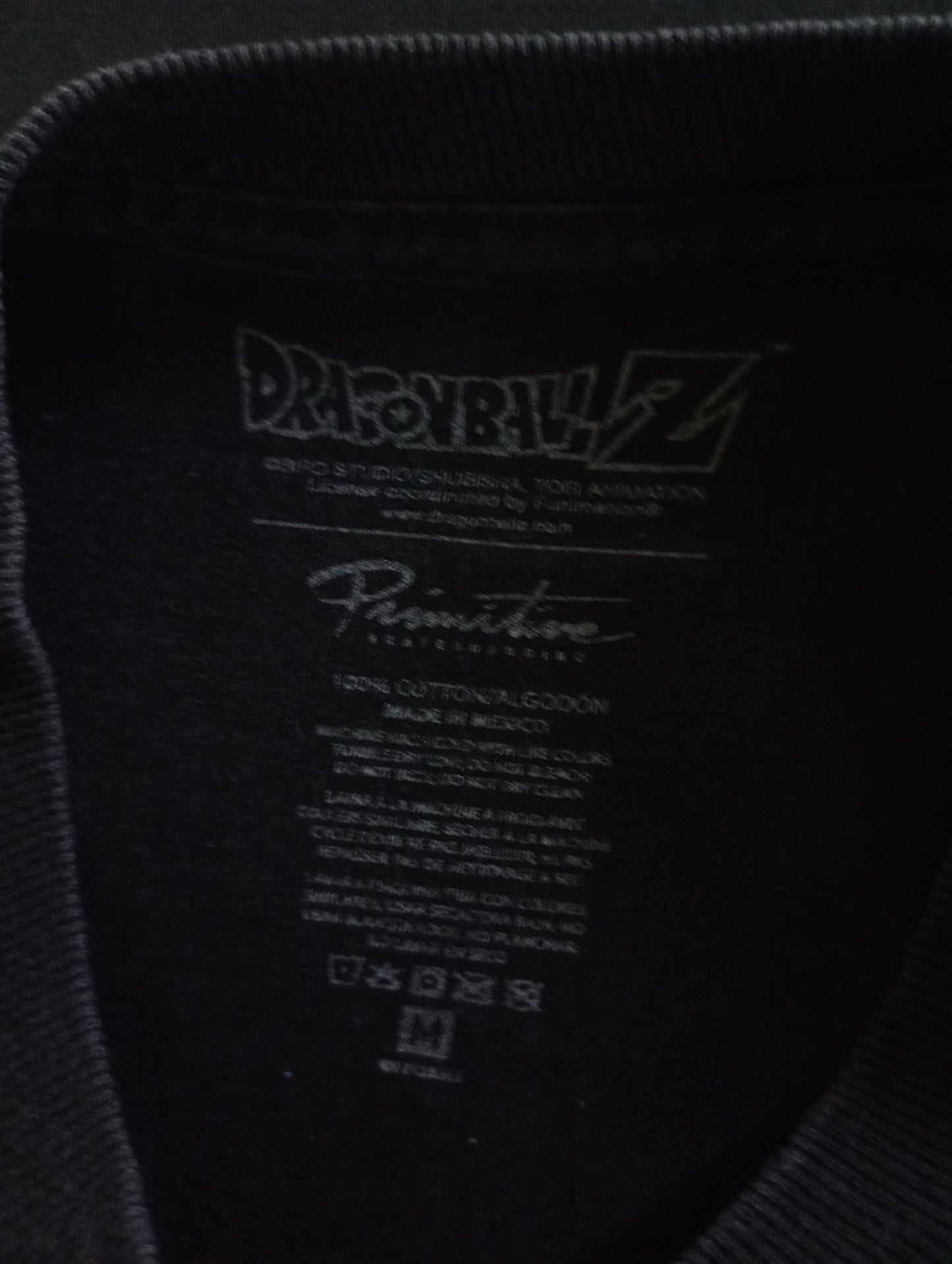 Primitive x DragonBall Z Super Saiyan Goku L/S Black Shirt (Preowned 2018) M