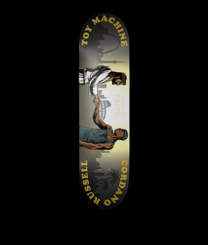 Toy Machine Skate by Faith (Jesus) Cordano Russell Pro Skate Deck 8.5"